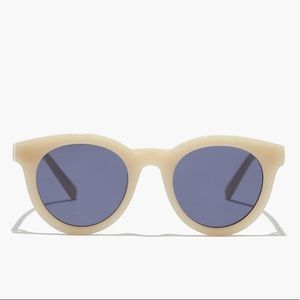 Madewell Cream Halliday Sunglasses